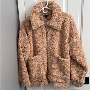 Wild Fable Beige Teddy Jacket